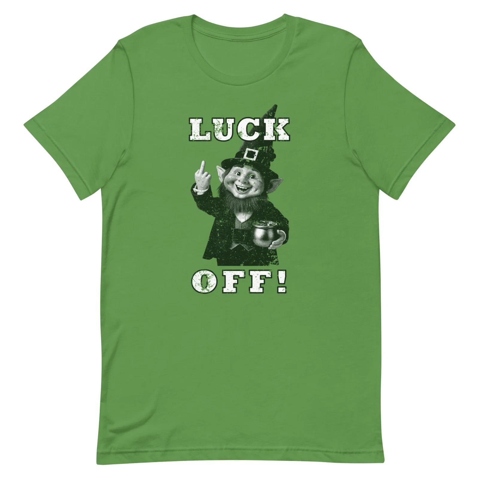 Vintage Retro T Shirt Luck Off! Funny St Patrick s Day Graphic Tee For Men Women 2XL
Vintage Retro T Shirt Luck Off! Funny St Patrick s Day Graphic Tee For Men Women 2XL