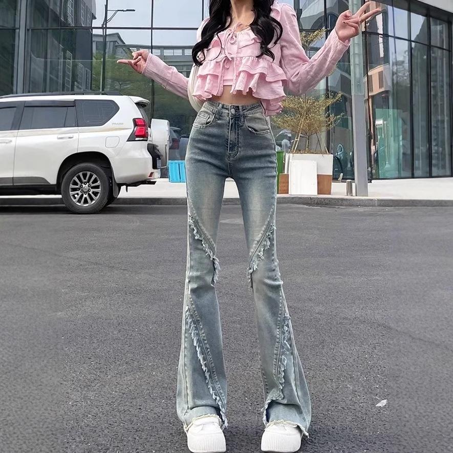 Spring 2025 Women s High-Waisted Hong Kong Style Floor-Sweeping Retro Flared Jeans XXL светло-синий
Spring 2025 Women s High-Waisted Hong Kong Style Floor-Sweeping Retro Flared Jeans XXL светло-синий