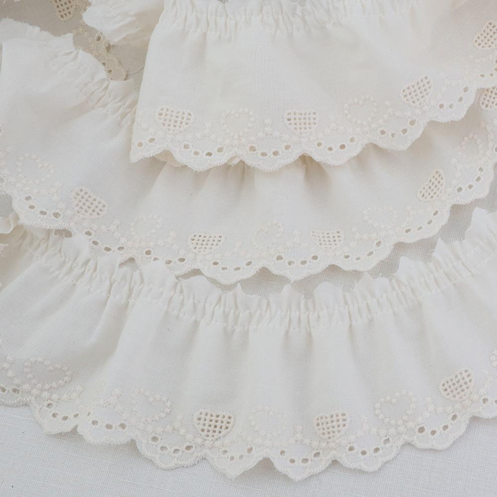 DIY Craft Ribbon White Ruffle Lace Trim Cotton Width 7cm Lace Fabric Ruffle Design Embroidery Trim L
DIY Craft Ribbon White Ruffle Lace Trim Cotton Width 7cm Lace Fabric Ruffle Design Embroidery Trim L