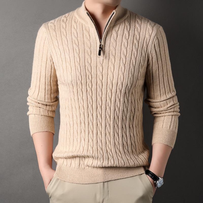 Men s Knitted Pullover Winter Solid Color Warm Zipper Thermal Pullover Windproof Outdoor Pullover Long Sleeve 3XL
Men s Knitted Pullover Winter Solid Color Warm Zipper Thermal Pullover Windproof Outdoor Pullover Long Sleeve 3XL