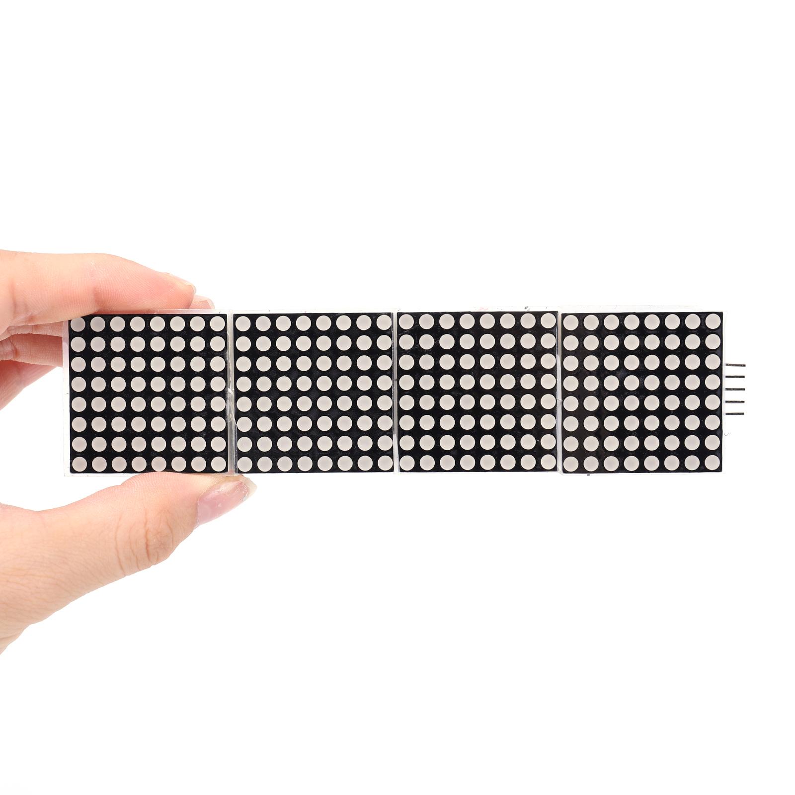 4 IN 1 Display Control Single Chip Microcomputer Module MAX7219 Single-Chip Control LED Module 32x8 Dot Matrix DIY Kit China Mainland
4 IN 1 Display Control Single Chip Microcomputer Module MAX7219 Single-Chip Control LED Module 32x8 Dot Matrix DIY Kit China Mainland