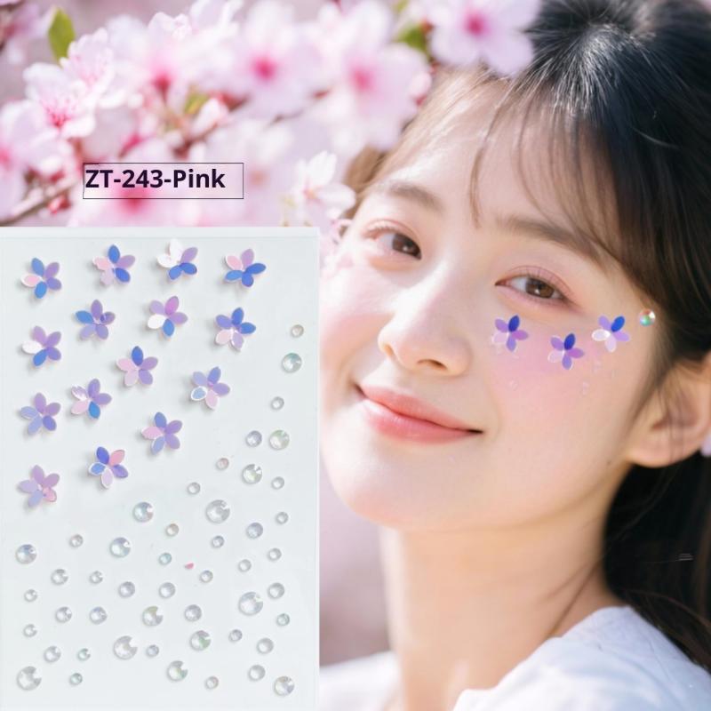 3D Crystal Gem Shining Five-petal Flower Face Stickers Tattoo Self Adhesive Stage Makeup Face Tattoos Stickers фіолетовий
3D Crystal Gem Shining Five-petal Flower Face Stickers Tattoo Self Adhesive Stage Makeup Face Tattoos Stickers фіолетовий