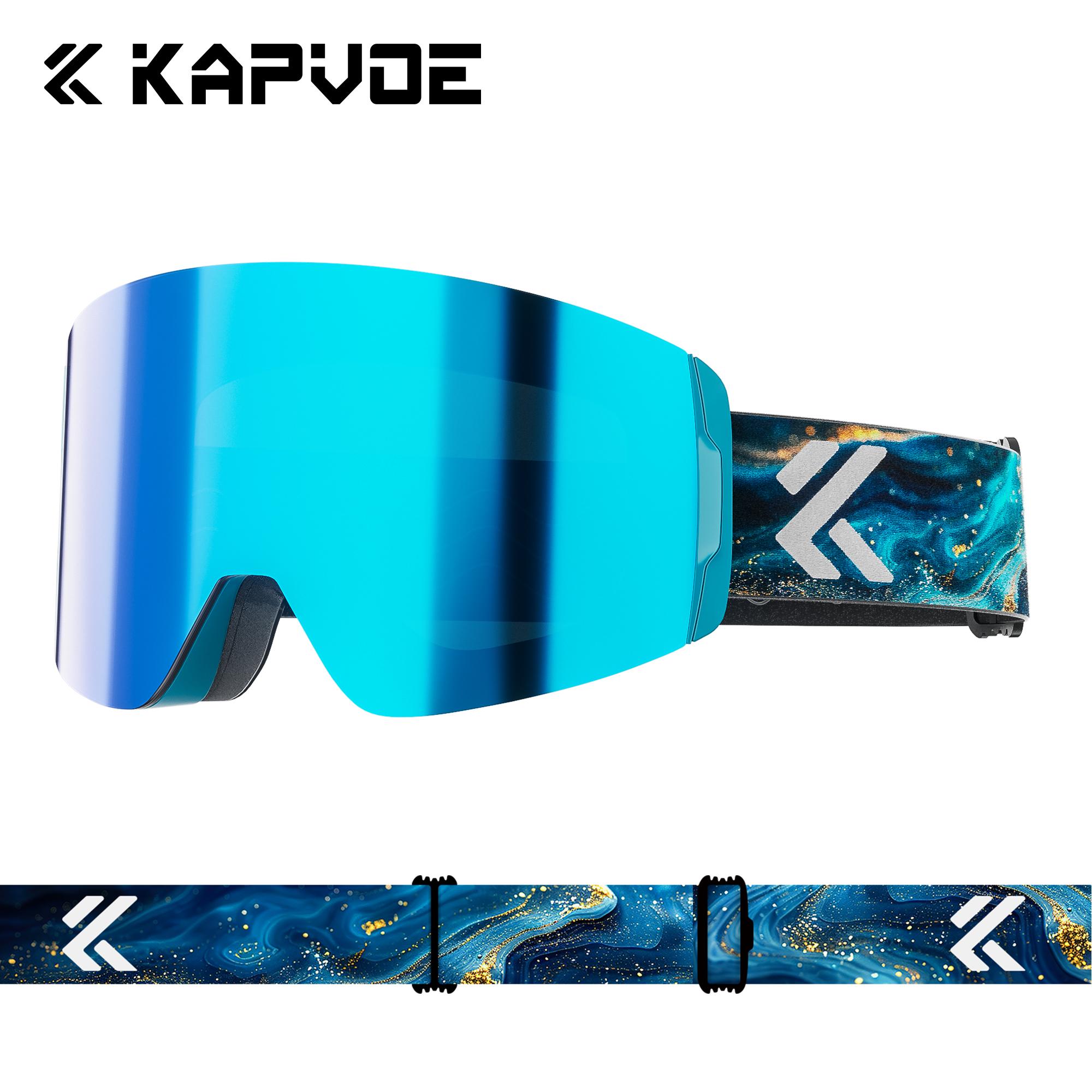 Kapvoe Snow Goggles Ski Magnetic Anti-Fog Lenses UV400 Protection Men Women UV400 Ski Goggles Sports Photochromic Hiking Eyewear Goggles Only
Kapvoe Snow Goggles Ski Magnetic Anti-Fog Lenses UV400 Protection Men Women UV400 Ski Goggles Sports Photochromic Hiking Eyewear Goggles Only