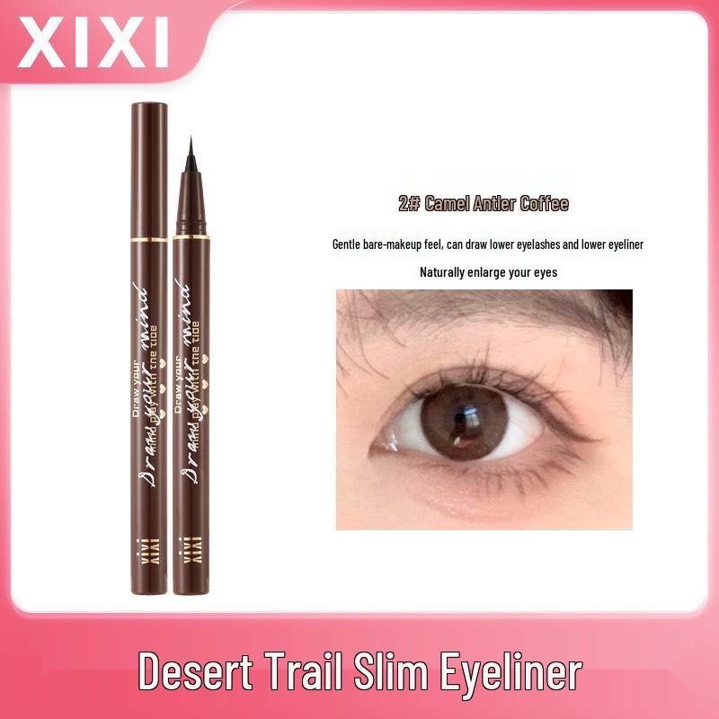 XIXI Desert Trail Slim Eyeliner: Precision 0.01mm Fine Tip for Root-to-Root Application and One-Stroke Finish.
XIXI Desert Trail Slim Eyeliner: Precision 0.01mm Fine Tip for Root-to-Root Application and One-Stroke Finish.