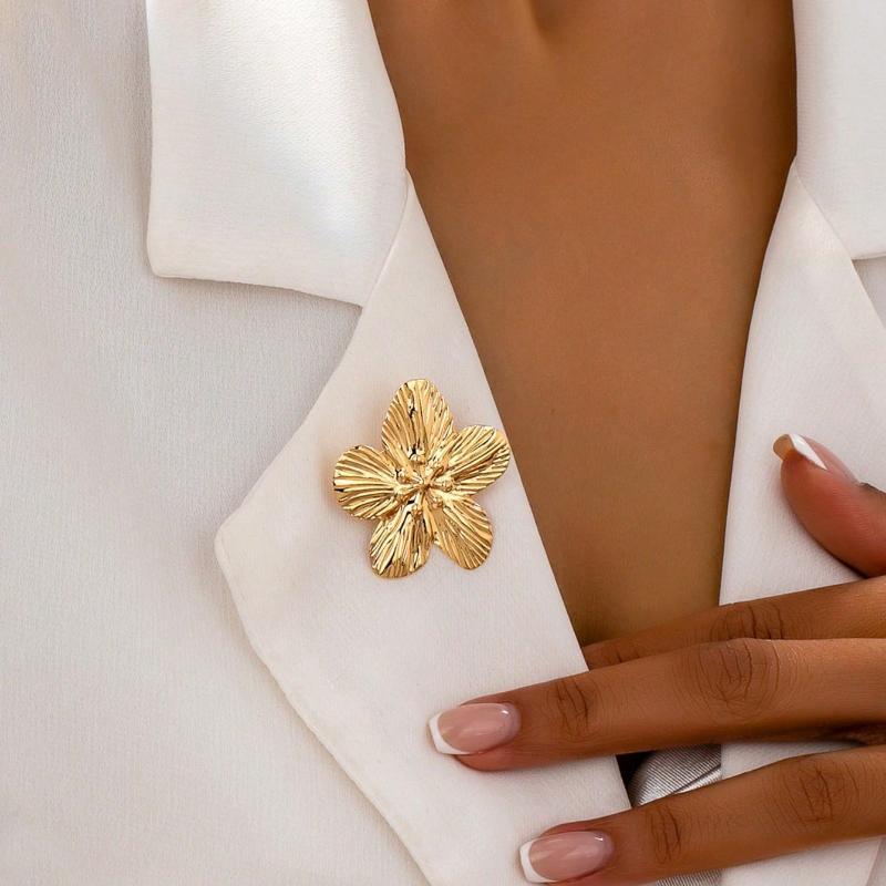 1 шт. Винтажная минималистичная золотистая металлическая изящная цветочная брошь-булавка, подходит для повседневной носки/вечеринки/свадьбы, подарок для друга золотой
1 шт. Винтажная минималистичная золотистая металлическая изящная цветочная брошь-булавка, подходит для повседневной носки/вечеринки/свадьбы, подарок для друга золотой