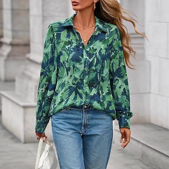 2026 A/W Women s Colorful Printed Lapel Loose-Fit Plus Size Slim Long Sleeve Shirt XL зелёный
2026 A/W Women s Colorful Printed Lapel Loose-Fit Plus Size Slim Long Sleeve Shirt XL зелёный