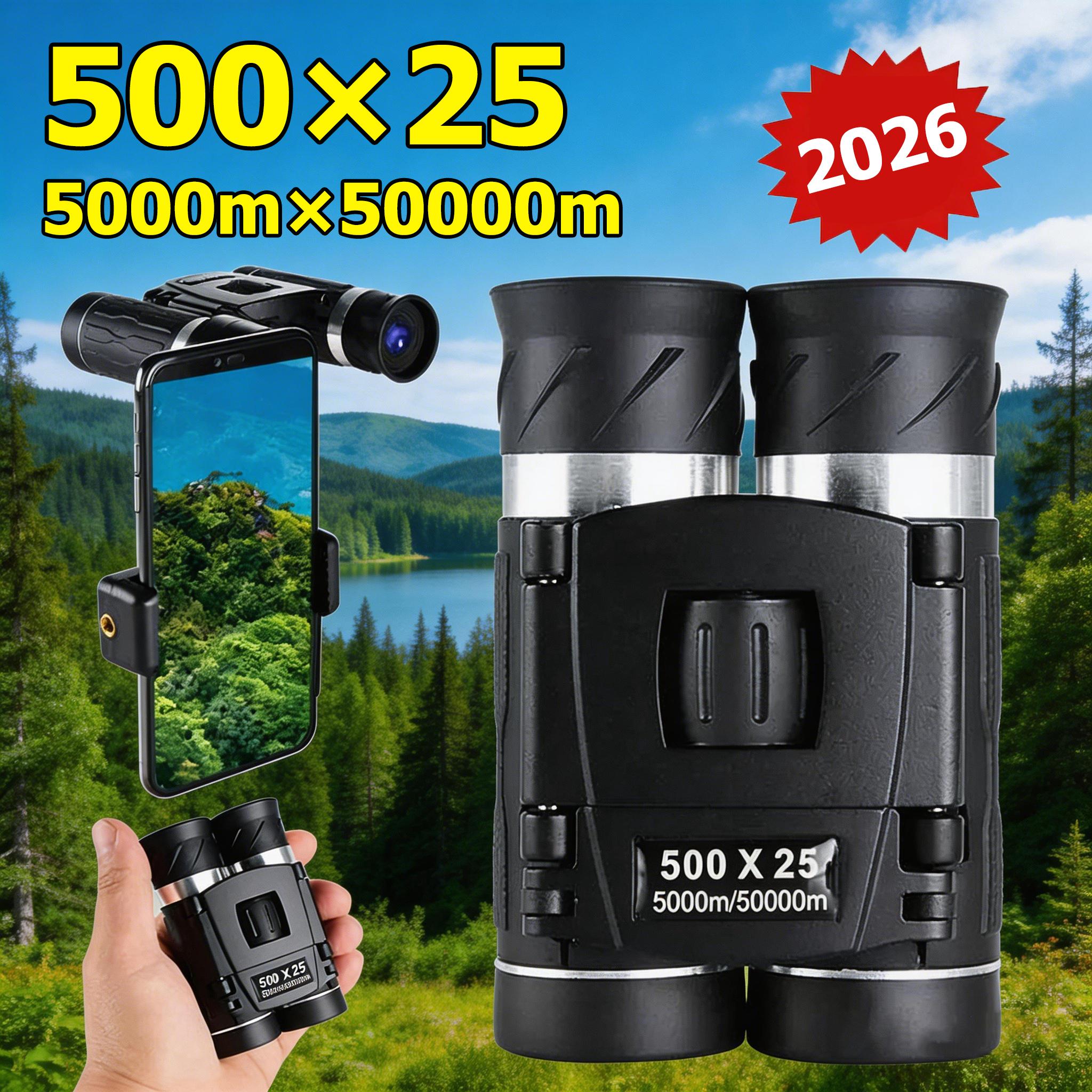 High Power 5000m Long Range Binoculars Compact Straight Telescope Portable Mini Hd Binoculars Lightweight Optical Scope For Outdoor Photography Campin чорний
High Power 5000m Long Range Binoculars Compact Straight Telescope Portable Mini Hd Binoculars Lightweight Optical Scope For Outdoor Photography Campin чорний