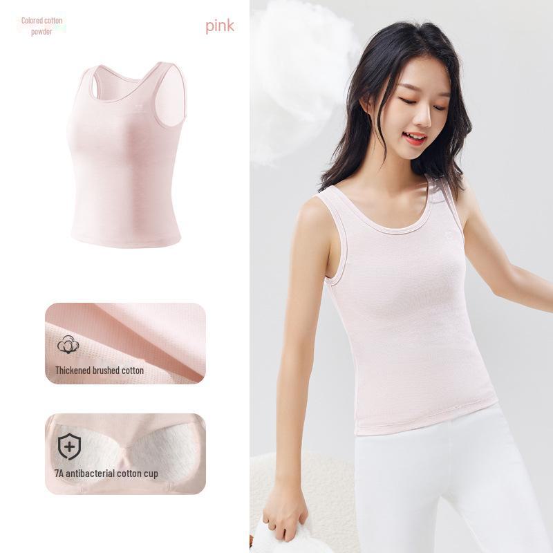 Жилет из хлопка с бархатной подкладкой: Теплое зимнее нижнее белье для девочек средних и старших классов L/80 розовый
Жилет из хлопка с бархатной подкладкой: Теплое зимнее нижнее белье для девочек средних и старших классов L/80 розовый