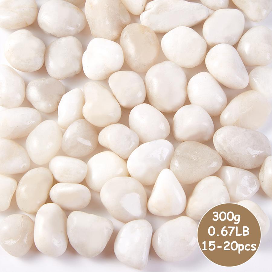 300-800g White High Polished Natural Pebbles 2-3cm Courtyard Landscape Decoration Rocks Peddles Horticultural Decorative Stones
300-800g White High Polished Natural Pebbles 2-3cm Courtyard Landscape Decoration Rocks Peddles Horticultural Decorative Stones