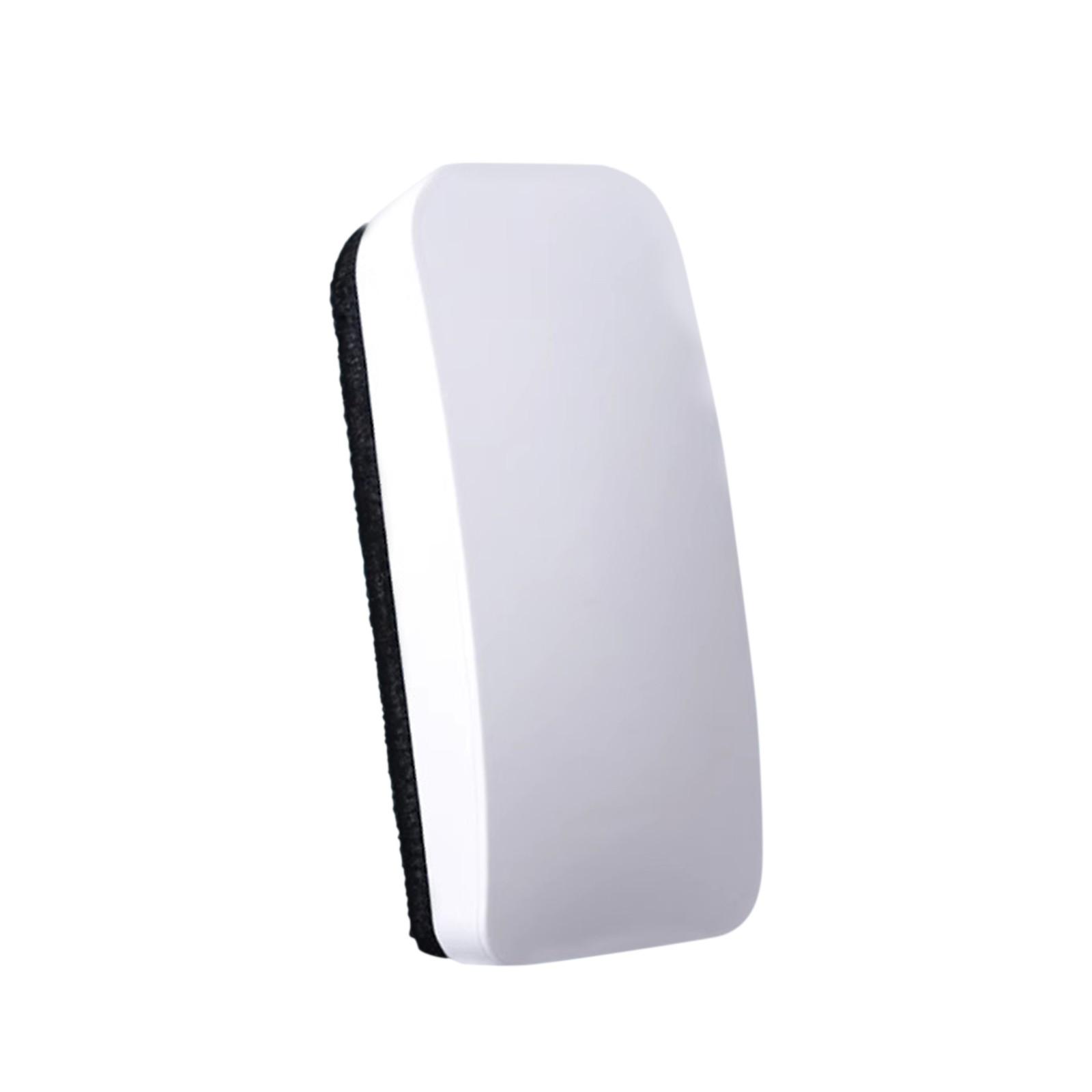 Магнитный ластик для белой доски, большой стеклянный ластик для школьной доски, специальный ластик, который может впитывать пыль, ластик для мела One Size белый