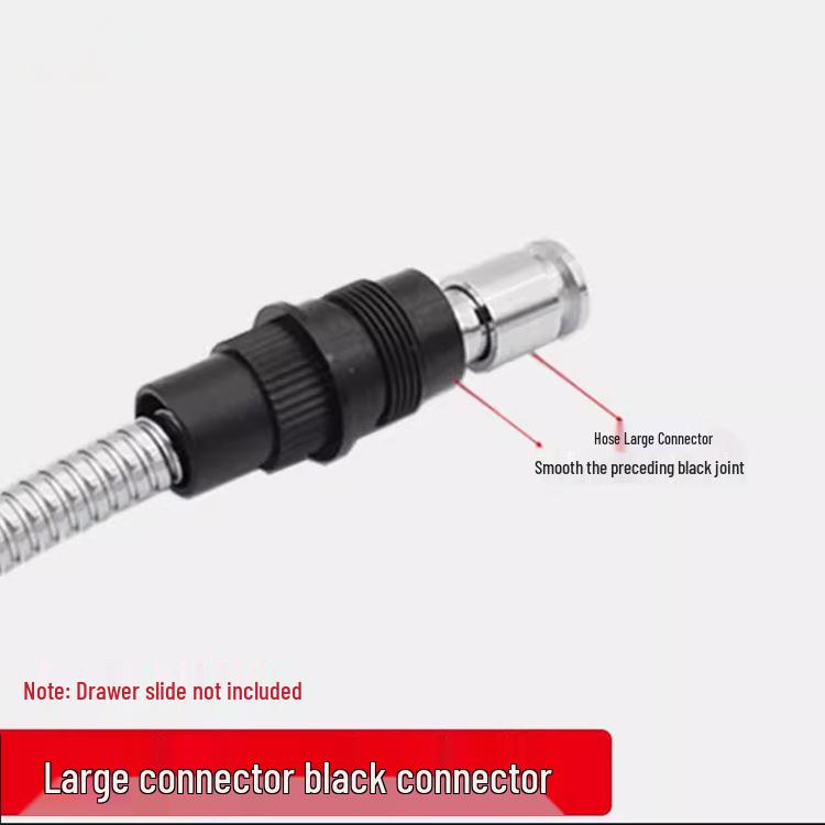 Telescope Black Pull-out Faucet Sprayer Head & Hose Accessory
Telescope Black Pull-out Faucet Sprayer Head & Hose Accessory