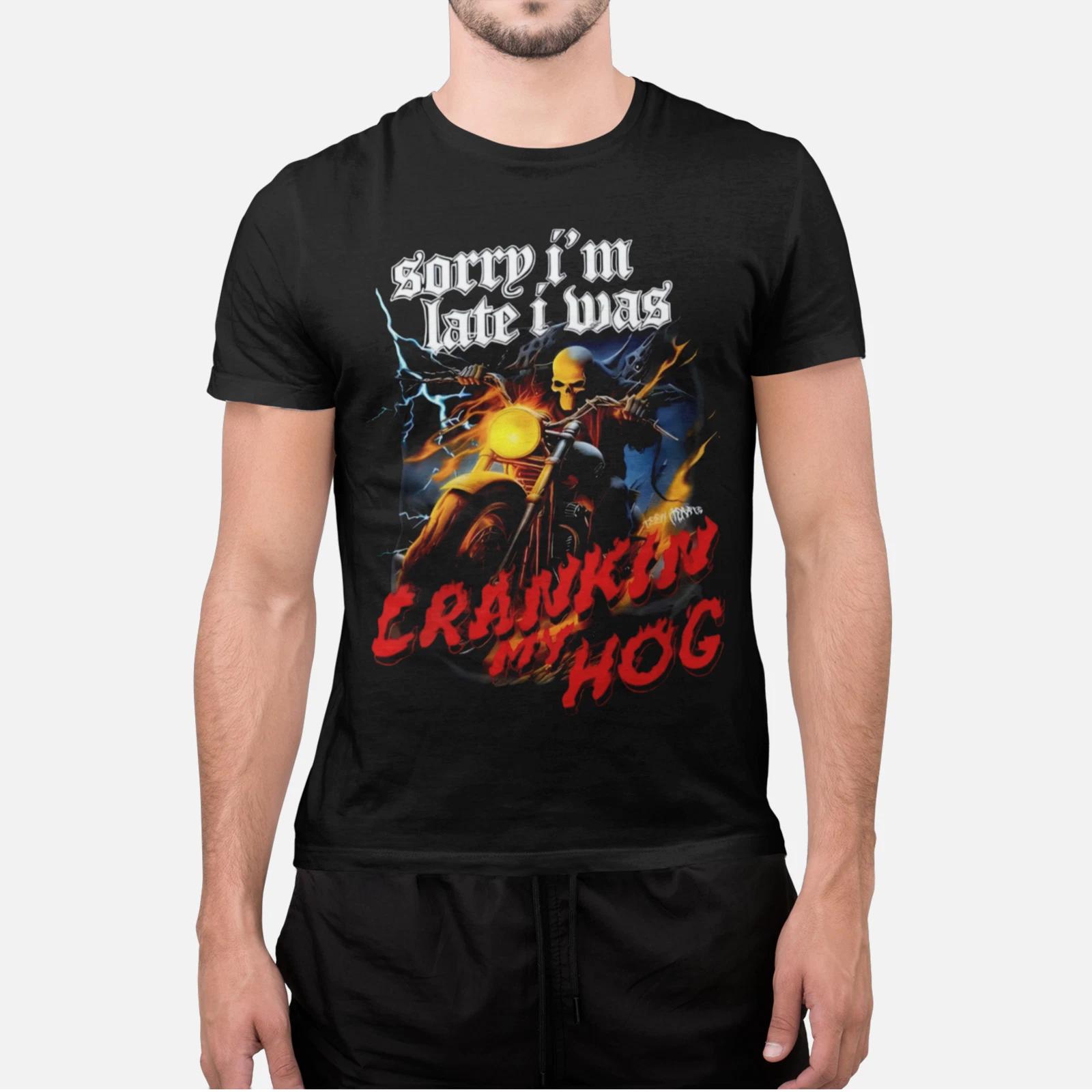 Sorry I’m Late I Was Cranking My Hog Shirt Funny Biker Motorcycle Tee 4XL
Sorry I’m Late I Was Cranking My Hog Shirt Funny Biker Motorcycle Tee 4XL