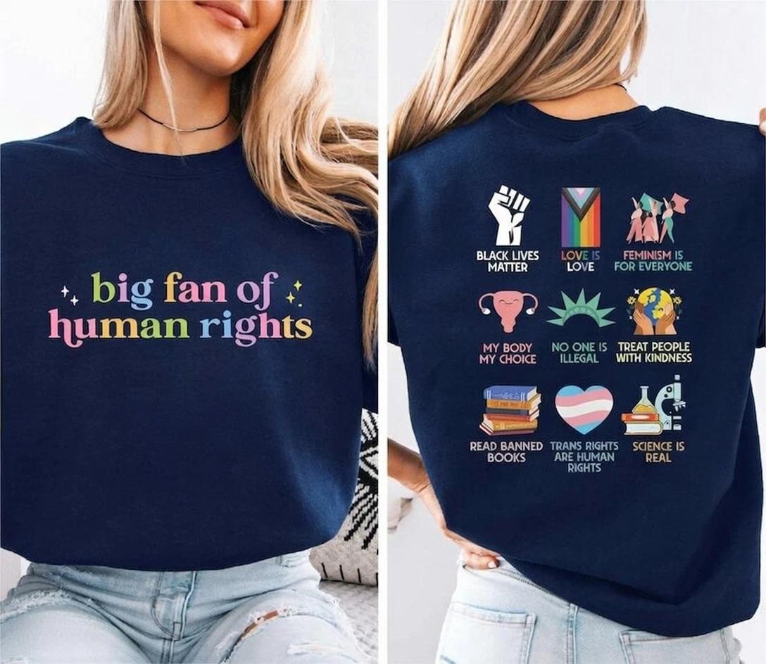 Big Fan of Human Rights Rainbow Shirt – LGBT Equality Tee 4XL
Big Fan of Human Rights Rainbow Shirt – LGBT Equality Tee 4XL