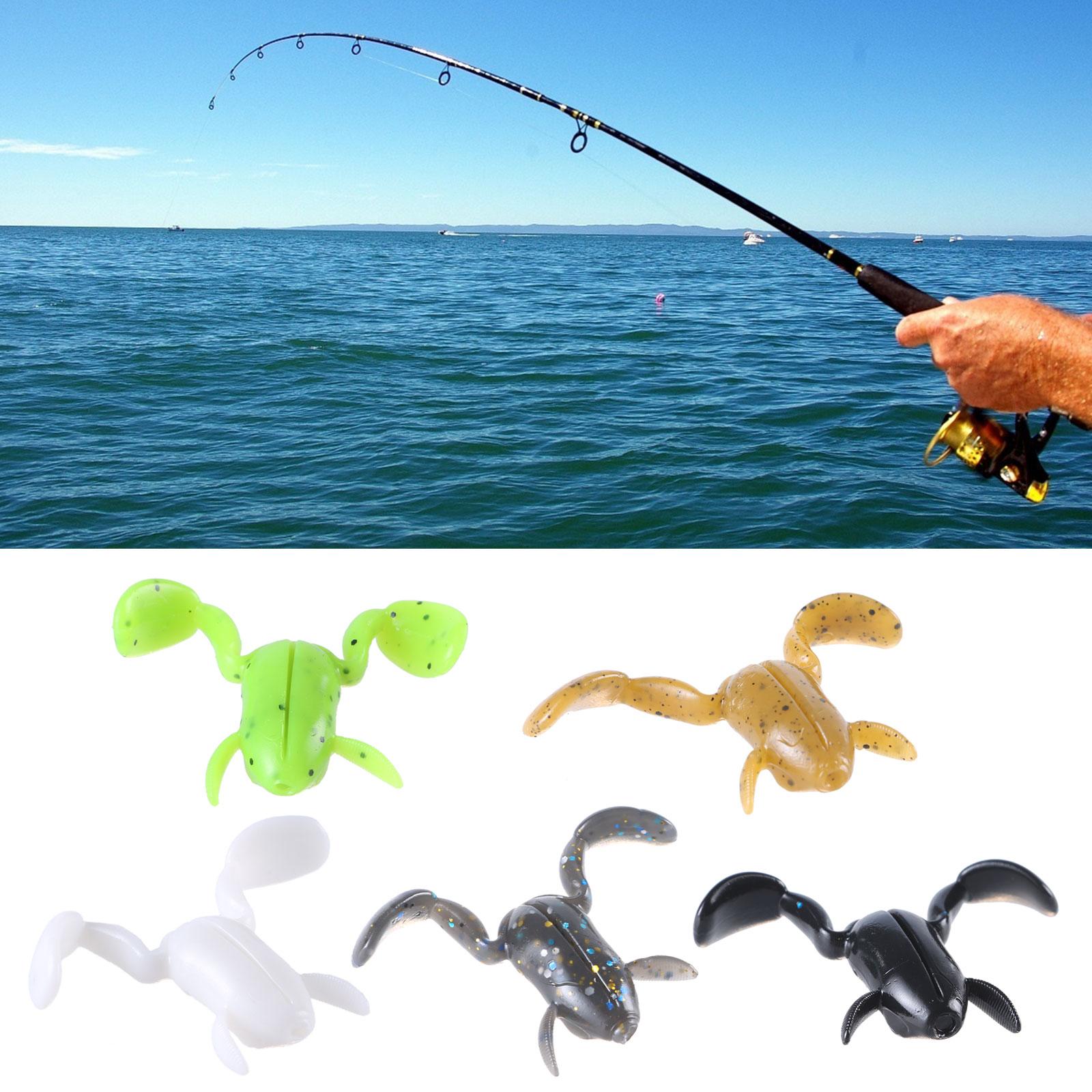 5Pcs Freshwater Fishing Frog Lures Soft Artificial Swimbait Floating Frog Lure for Outdoor Fishing Easy to Use світло-сірого кольору
5Pcs Freshwater Fishing Frog Lures Soft Artificial Swimbait Floating Frog Lure for Outdoor Fishing Easy to Use світло-сірого кольору