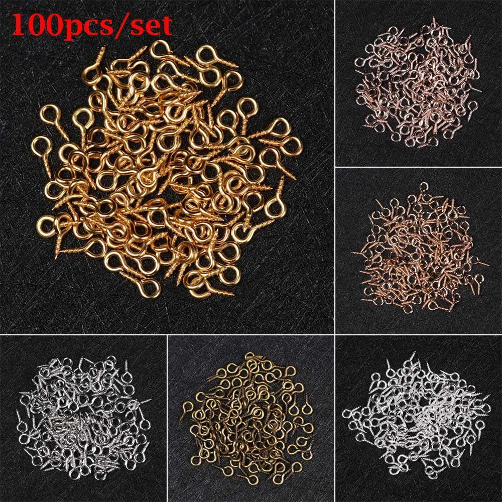 100pcs/pack 4x8 / 5X10mm Jewelry Handmade Sheep Eyes Nail Threaded Peg DIY Screw Nail silver-4x8mm
100pcs/pack 4x8 / 5X10mm Jewelry Handmade Sheep Eyes Nail Threaded Peg DIY Screw Nail silver-4x8mm