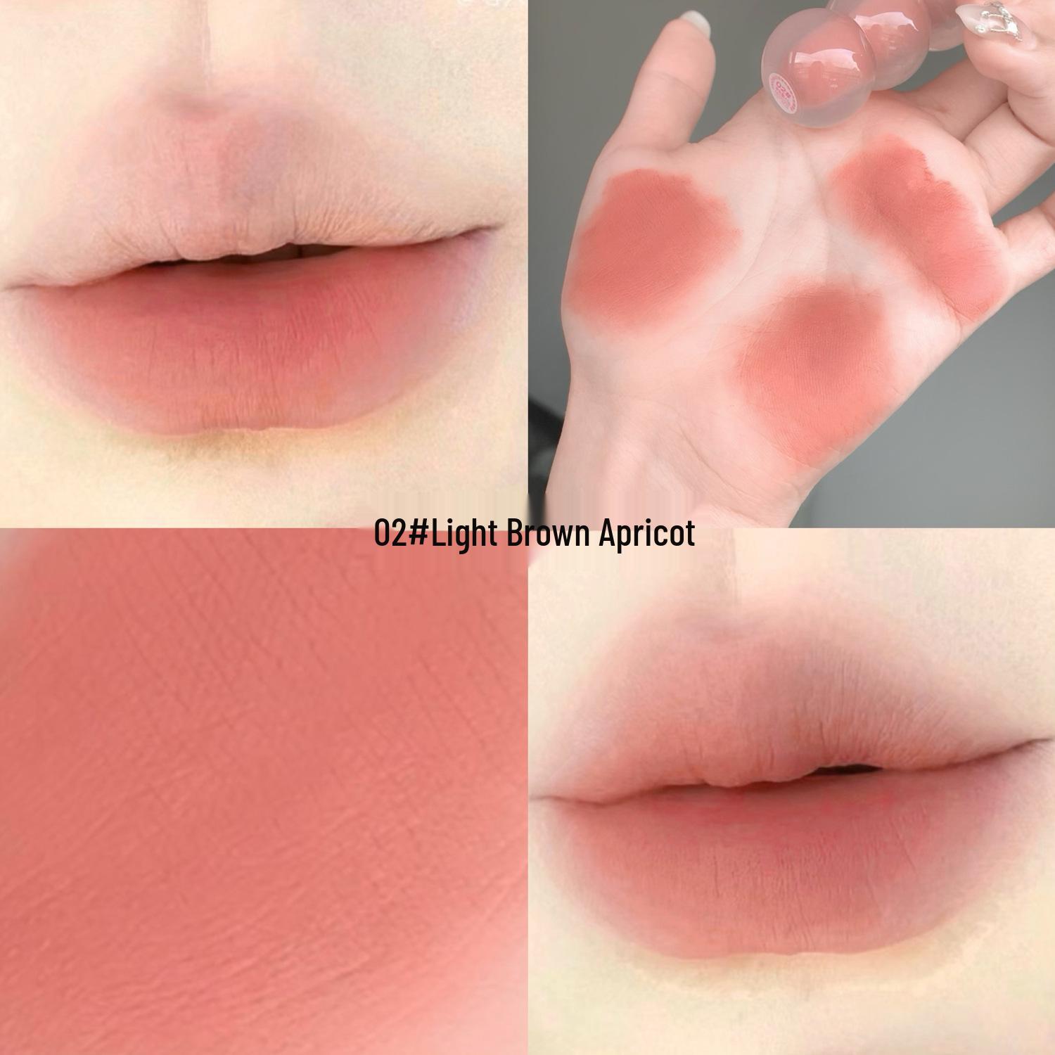 Матовый блеск для губ Shaqinuo Tanghulu - Мягкая дымка, отбеливающий цвет губ и блеск для макияжа.
Матовый блеск для губ Shaqinuo Tanghulu - Мягкая дымка, отбеливающий цвет губ и блеск для макияжа.