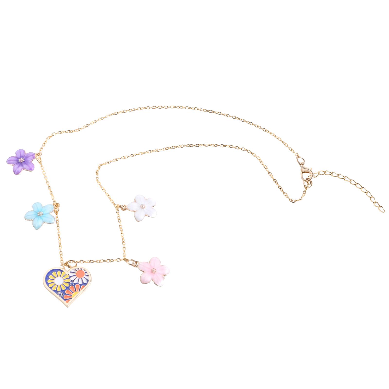 Модное романтичное ожерелье с подвеской в виде цветка и сердца, регулируемая цепочка для модных женщин, для повседневной носки синий
Модное романтичное ожерелье с подвеской в виде цветка и сердца, регулируемая цепочка для модных женщин, для повседневной носки синий