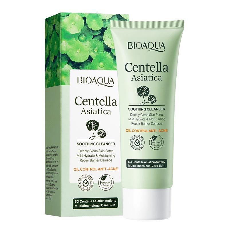 BIOAOUA Nourishing Centella Asiatica Facial Cleanser for Deep Pore Cleansing and Soothing Skin Care 100g
BIOAOUA Nourishing Centella Asiatica Facial Cleanser for Deep Pore Cleansing and Soothing Skin Care 100g