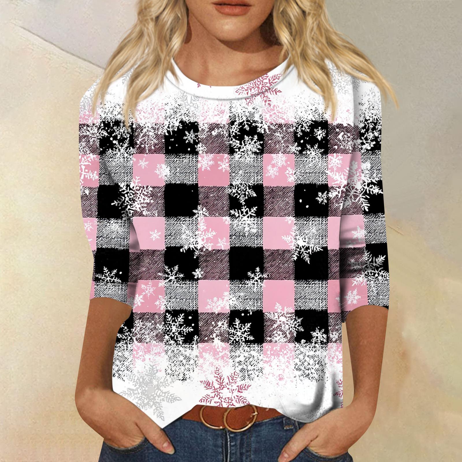 Женская модная повседневная свободная футболка с круглым вырезом и рукавами 3/4 с принтом, женский топ XXL
Женская модная повседневная свободная футболка с круглым вырезом и рукавами 3/4 с принтом, женский топ XXL