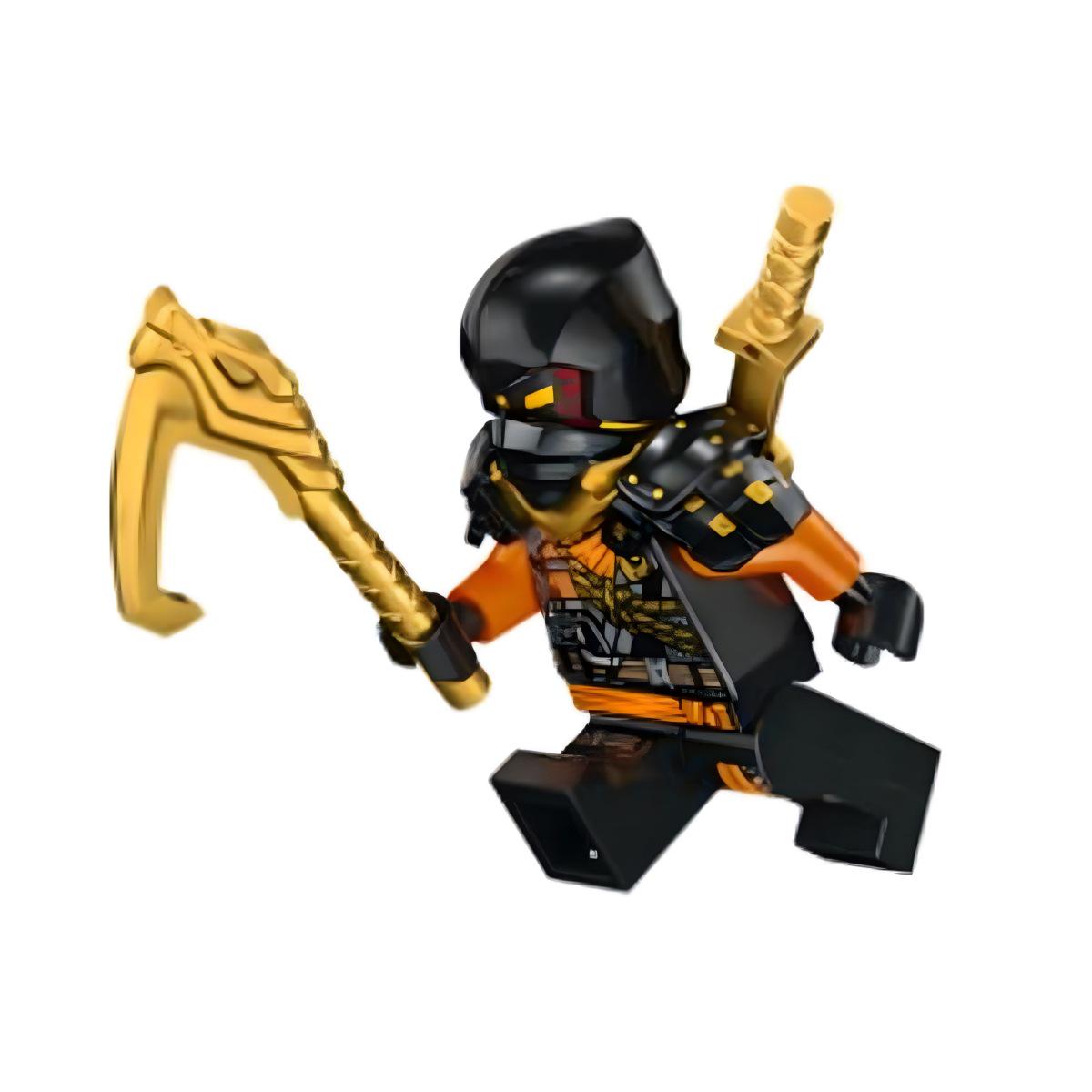 Lloyd Ninja Minifigure Climbing Suit with Weapons - Double-Sided Assembly Blocks Compatible with LEGO Jay
Lloyd Ninja Minifigure Climbing Suit with Weapons - Double-Sided Assembly Blocks Compatible with LEGO Jay