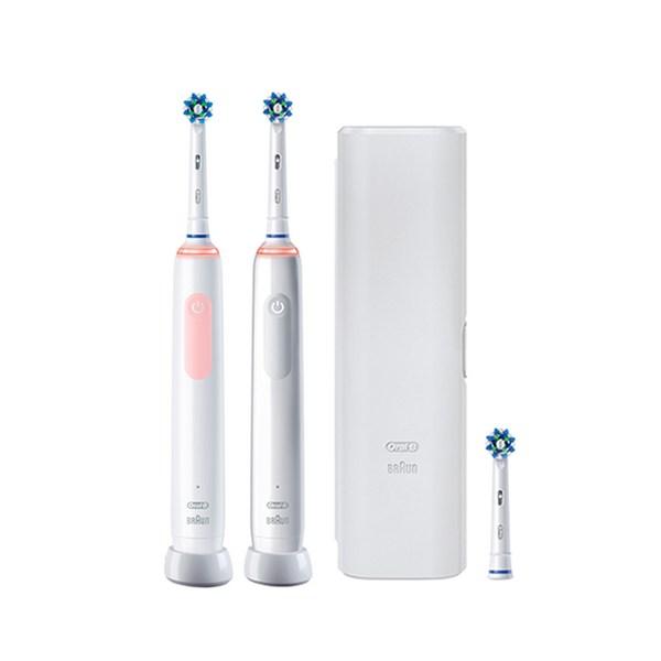 Набор электрических зубных щеток Oralbi PRO2500, двойная упаковка, белый+розовый, 3772 (двигатель), 3757X (Зарядное устройство)
Набор электрических зубных щеток Oralbi PRO2500, двойная упаковка, белый+розовый, 3772 (двигатель), 3757X (Зарядное устройство)