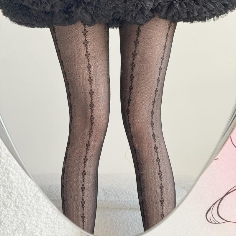 White Flower Spring Thin Sweet Lolita Stockings Vertical Striped Lace Anti-Hook Black Silk Women S Jk Pantyhose One size fits all чорний
White Flower Spring Thin Sweet Lolita Stockings Vertical Striped Lace Anti-Hook Black Silk Women S Jk Pantyhose One size fits all чорний