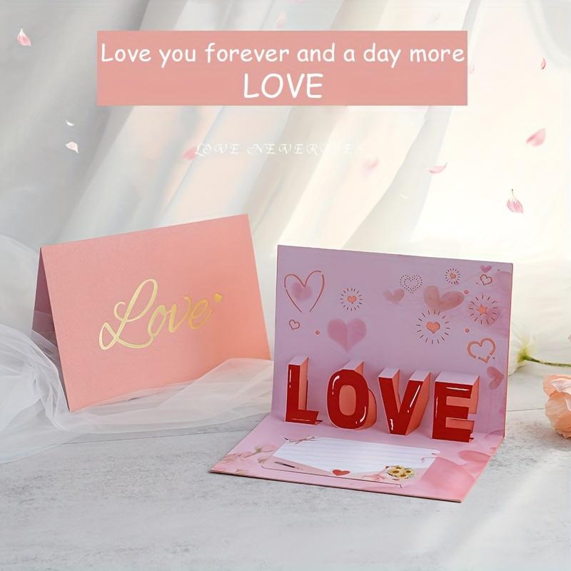 1 Набор 3D Поп-ап Открытка на День святого Валентина - Розовая LOVE Тиснение фольгой, для годовщины и пар 1set
1 Набор 3D Поп-ап Открытка на День святого Валентина - Розовая LOVE Тиснение фольгой, для годовщины и пар 1set