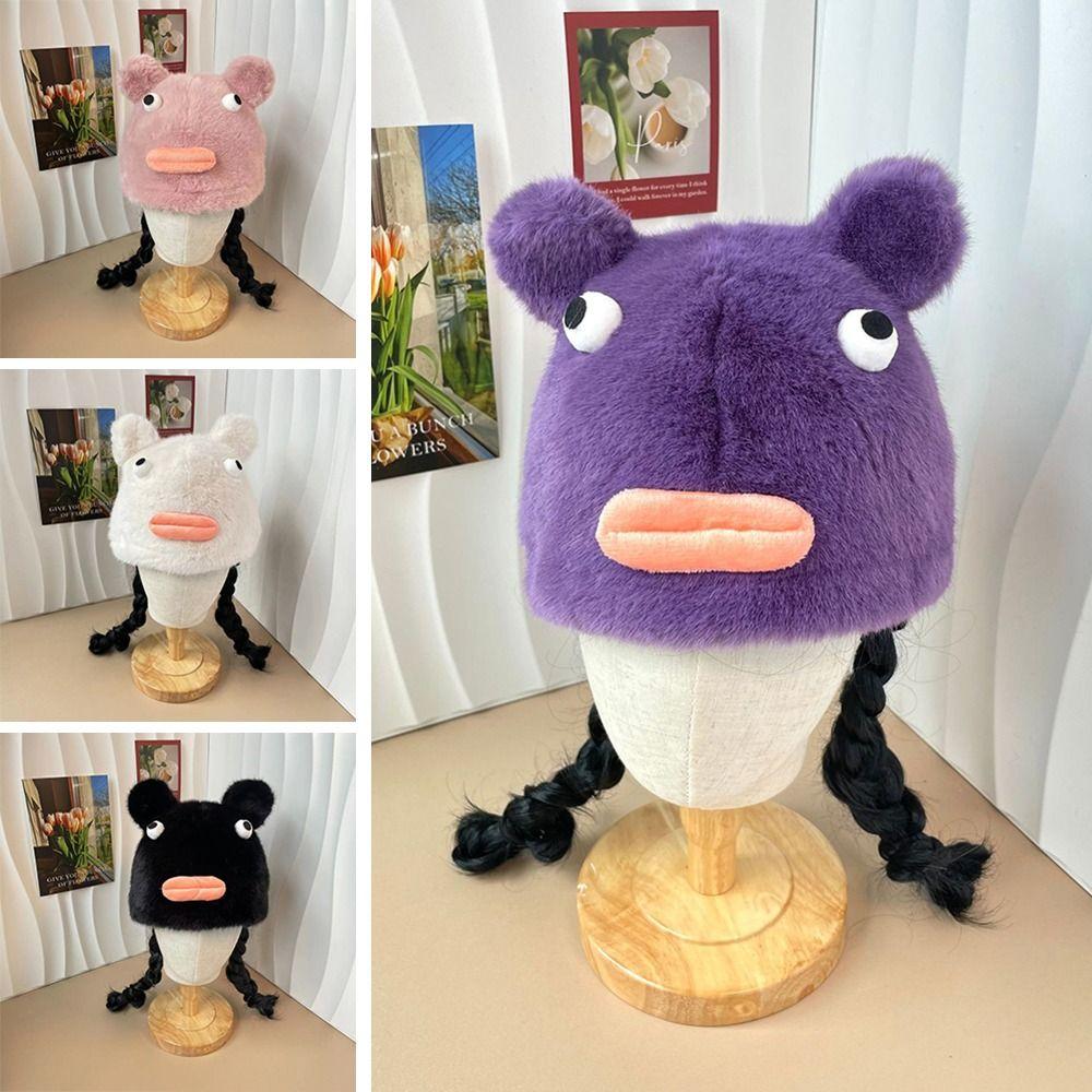 Ветрозащитная забавная плюшевая шапка, мягкие зимние шапки с ушами, модная шапка-бини
Ветрозащитная забавная плюшевая шапка, мягкие зимние шапки с ушами, модная шапка-бини