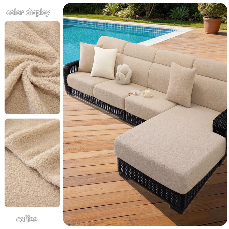 Outdoor Solid Color Sofa Cushion Cover Dustproof Protection Durable High Elasticity Suitable for Courtyard Terrace Swimming Pool Headrest (1pc) кофейный
Outdoor Solid Color Sofa Cushion Cover Dustproof Protection Durable High Elasticity Suitable for Courtyard Terrace Swimming Pool Headrest (1pc) кофейный