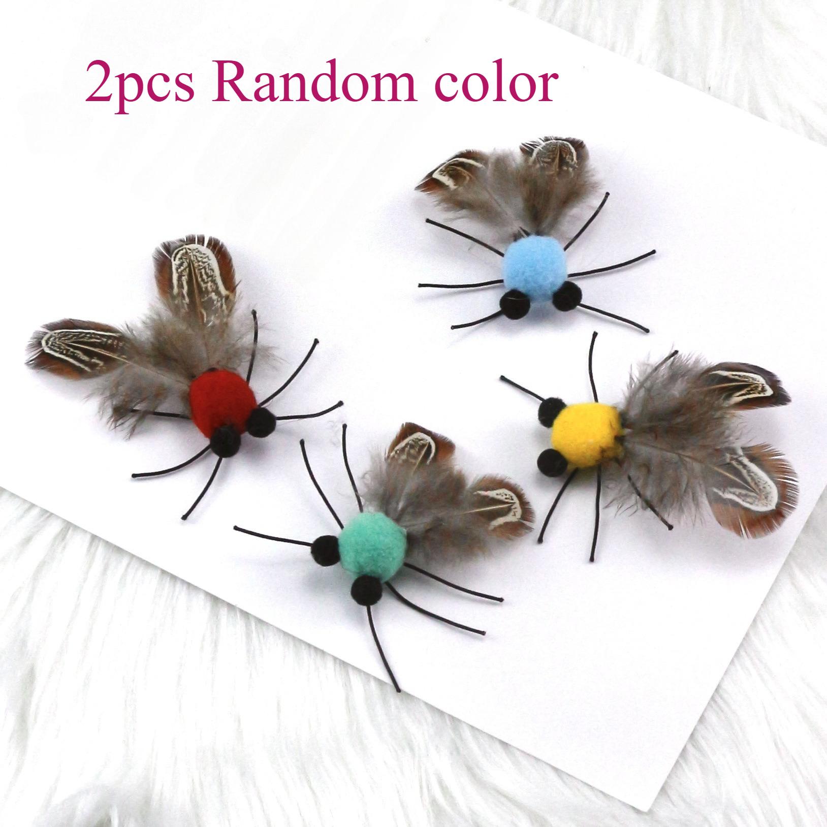 3pcs/4pcs Simulated cicada Cat Teasing Stick Replacement Head Accessory Toy feather Pet Toys
3pcs/4pcs Simulated cicada Cat Teasing Stick Replacement Head Accessory Toy feather Pet Toys
