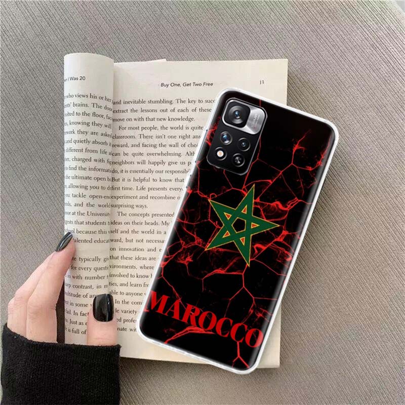 Morocco Flag Soccer Phone Case For Redmi Note 13 12 Pro Plus 14 15 Pro 5G 11 11T 11E 11S 10 Pro 10S 9 9S Cover Cell Clear TPU Ca Redmi Note 13 4G
Morocco Flag Soccer Phone Case For Redmi Note 13 12 Pro Plus 14 15 Pro 5G 11 11T 11E 11S 10 Pro 10S 9 9S Cover Cell Clear TPU Ca Redmi Note 13 4G