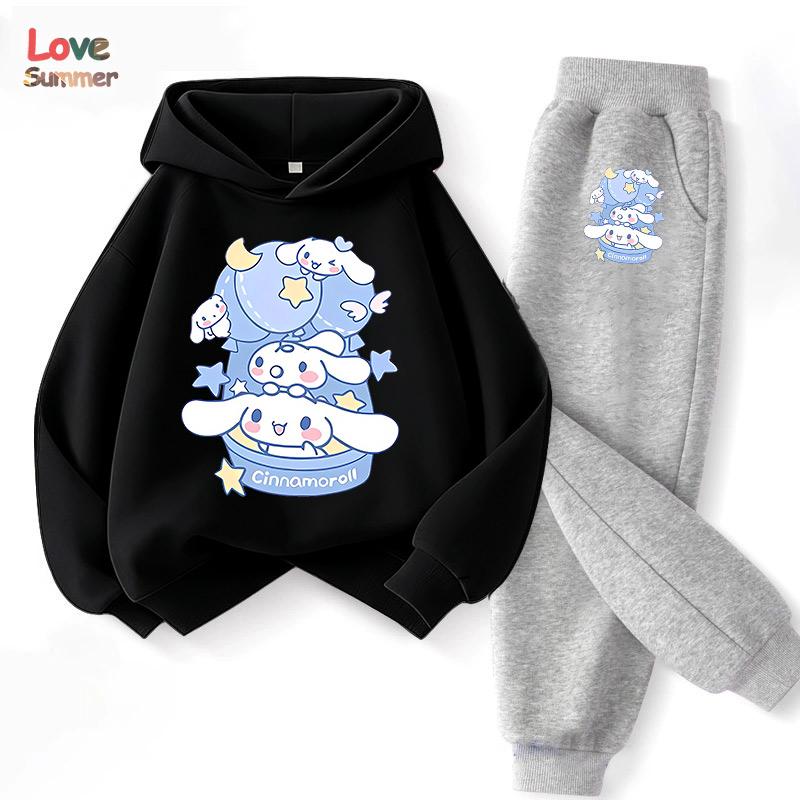 Милий худі та штани Cinnamoroll 2 шт. Дитячий мультяшний одяг із собакою для дівчинки, дитячий світшот 2 шт., костюм з капюшоном, дитячий повсякденний спортивний костюм 160CM
Милий худі та штани Cinnamoroll 2 шт. Дитячий мультяшний одяг із собакою для дівчинки, дитячий світшот 2 шт., костюм з капюшоном, дитячий повсякденний спортивний костюм 160CM