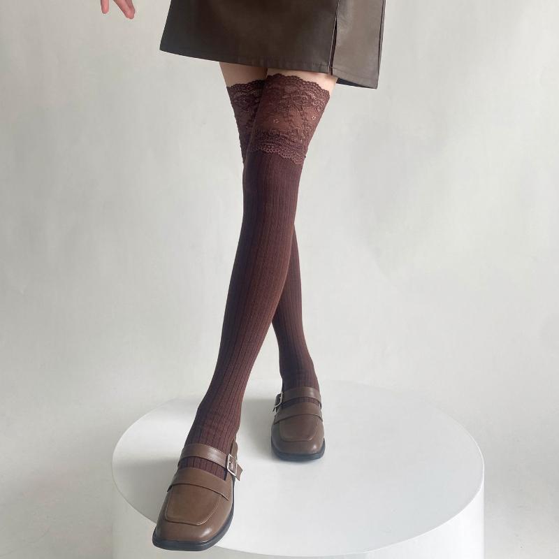 Осінньо-зимові жіночі панчохи Японська мода Однотонні панчохи вище коліна Лоліта Мереживні панчохи до коліна Панчохи вище коліна One Size кавовий
Осінньо-зимові жіночі панчохи Японська мода Однотонні панчохи вище коліна Лоліта Мереживні панчохи до коліна Панчохи вище коліна One Size кавовий