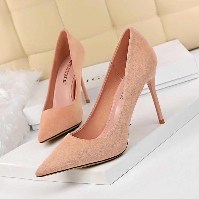 - Stylish and simple stiletto high heel suede light mouth pointed high heels women s shoes sexy and thin single shoes 43 рожевий
- Stylish and simple stiletto high heel suede light mouth pointed high heels women s shoes sexy and thin single shoes 43 рожевий