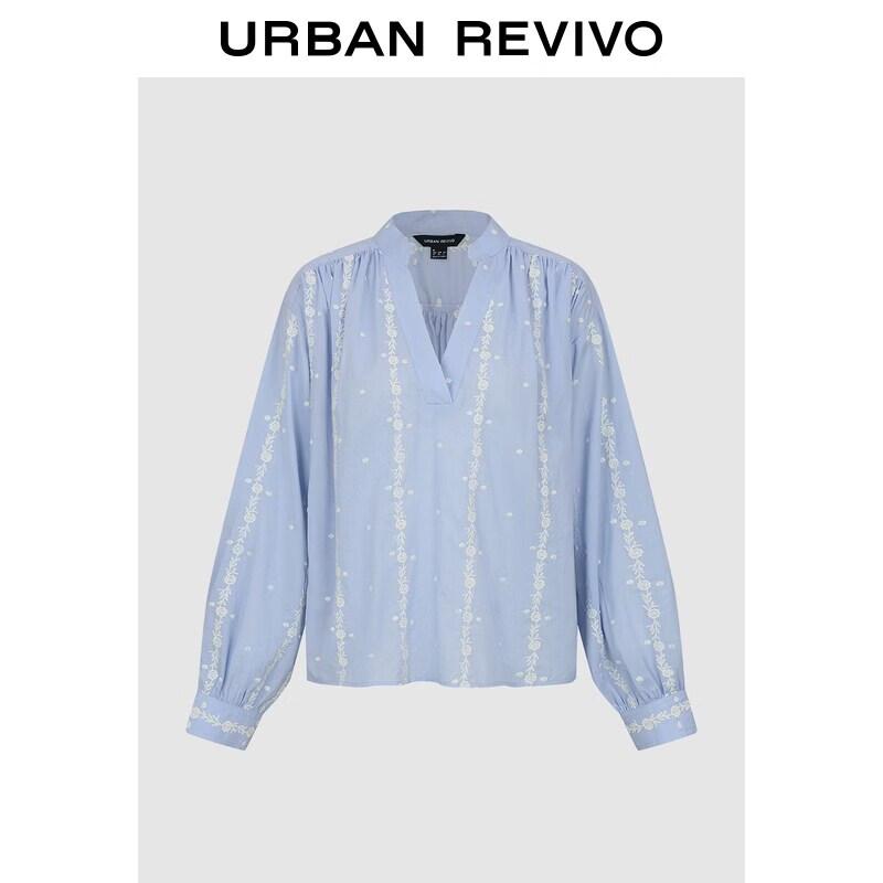UR 2026 Spring Women s Color-block Embroidered Stand Collar Blouse
UR 2026 Spring Women s Color-block Embroidered Stand Collar Blouse