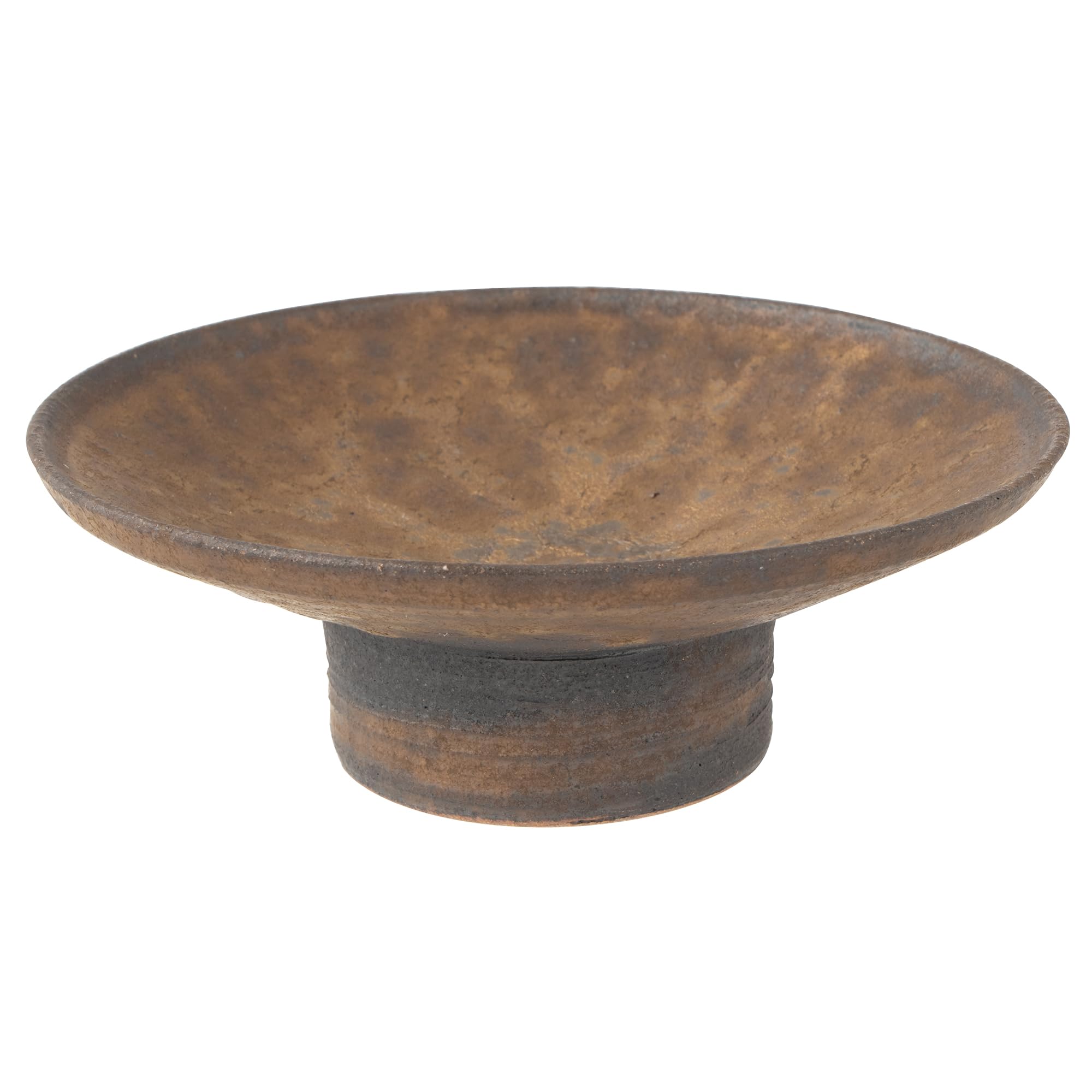 Marui Seito Shigaraki Ware Hechimon Small Bowl with Elevated Stand 14cm Diameter Tetsuya Brown Approx. MR-3-4068
Marui Seito Shigaraki Ware Hechimon Small Bowl with Elevated Stand 14cm Diameter Tetsuya Brown Approx. MR-3-4068