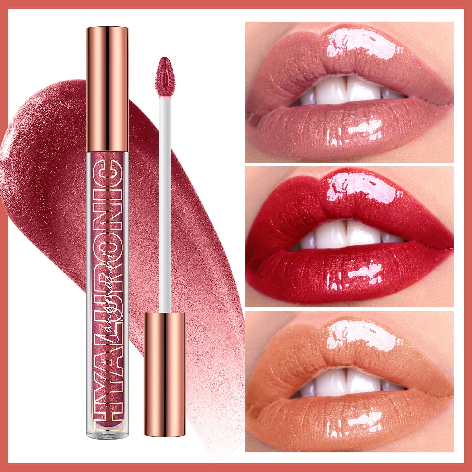 8 Colors Hyaluronic Acid Lip Gloss Moisturizing Shiny Lip Makeup Glitter Lipgloss Set with High Shine 08
8 Colors Hyaluronic Acid Lip Gloss Moisturizing Shiny Lip Makeup Glitter Lipgloss Set with High Shine 08