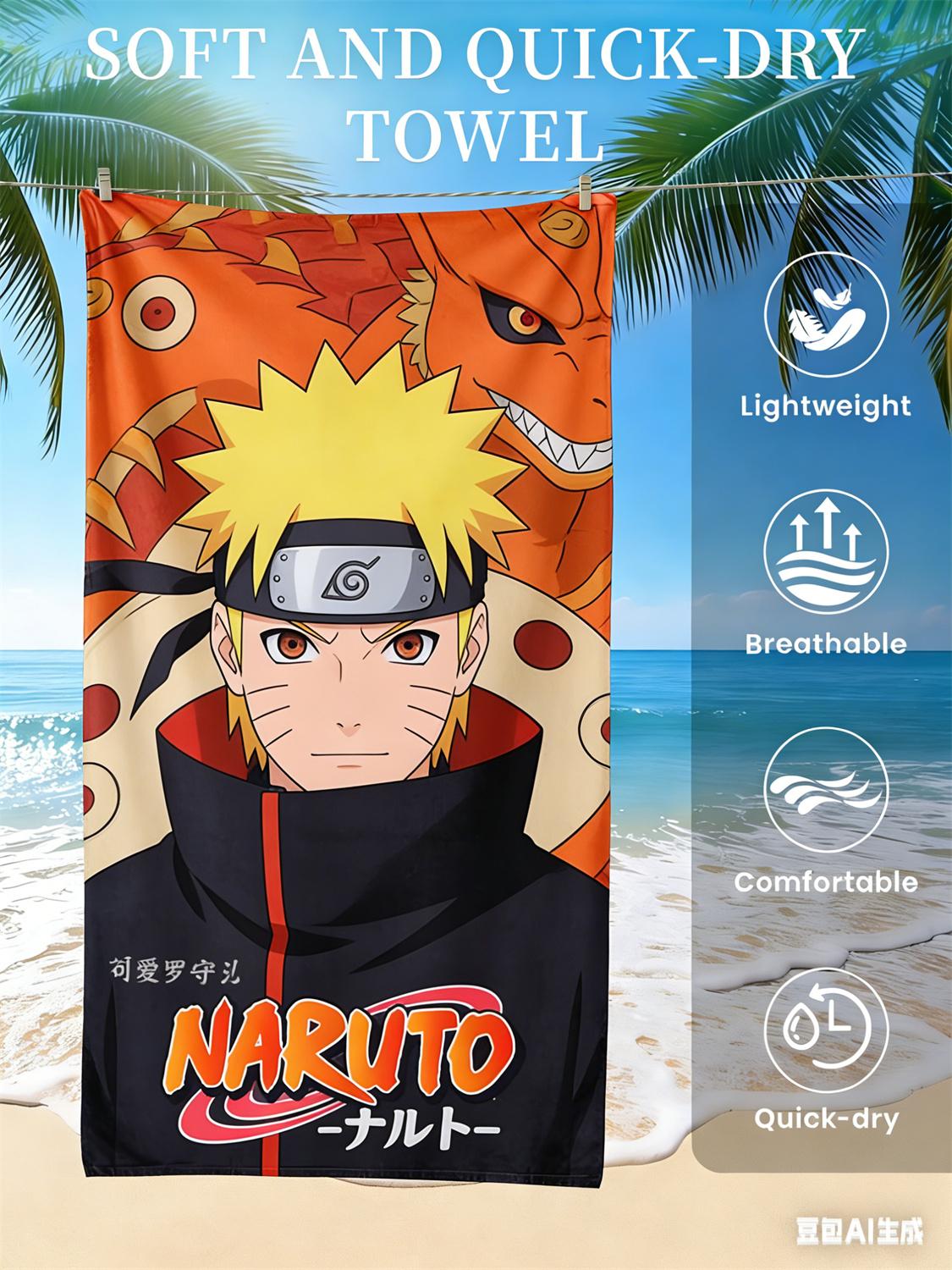 Naruto Beach Towel, Anime Fan Favorite Character Print Quick-Dry Towel for Beach, Pool, Vacation and Anime Enthusiasts W40*H60(CM)
Naruto Beach Towel, Anime Fan Favorite Character Print Quick-Dry Towel for Beach, Pool, Vacation and Anime Enthusiasts W40*H60(CM)