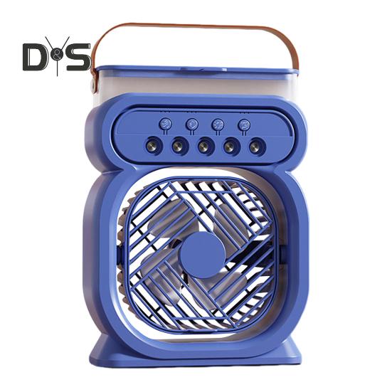 Настольный вентилятор с 5 отверстиями для распыления воды, регулируемыми уровнями светодиодной подсветки, большим резервуаром, тихим домашним офисом, дорожным портативным летним охлаждающим вентилятором для распыления воды синий
Настольный вентилятор с 5 отверстиями для распыления воды, регулируемыми уровнями светодиодной подсветки, большим резервуаром, тихим домашним офисом, дорожным портативным летним охлаждающим вентилятором для распыления воды синий