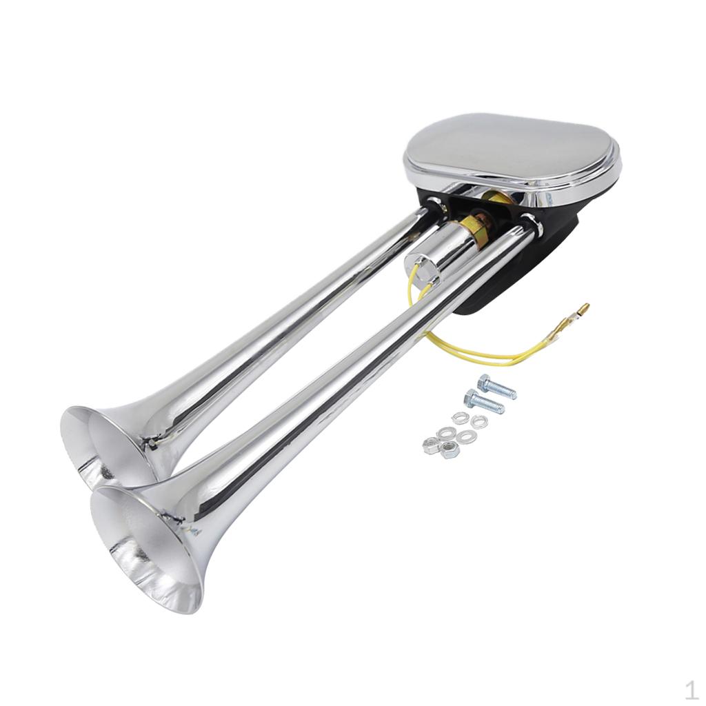 12V / 245dB Splitter Double Air Horn Trumpet
12V / 245dB Splitter Double Air Horn Trumpet