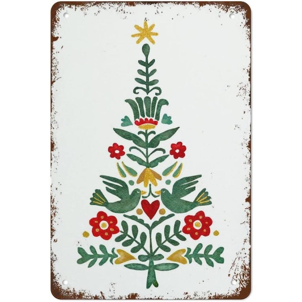 Scandinavian Christmas Metal Tin Sign - Watercolor Tree Folk Art Print, Holiday Decor for Home Coffee, Vintage Funny 20x30cm(7.8x11.8inch)
Scandinavian Christmas Metal Tin Sign - Watercolor Tree Folk Art Print, Holiday Decor for Home Coffee, Vintage Funny 20x30cm(7.8x11.8inch)
