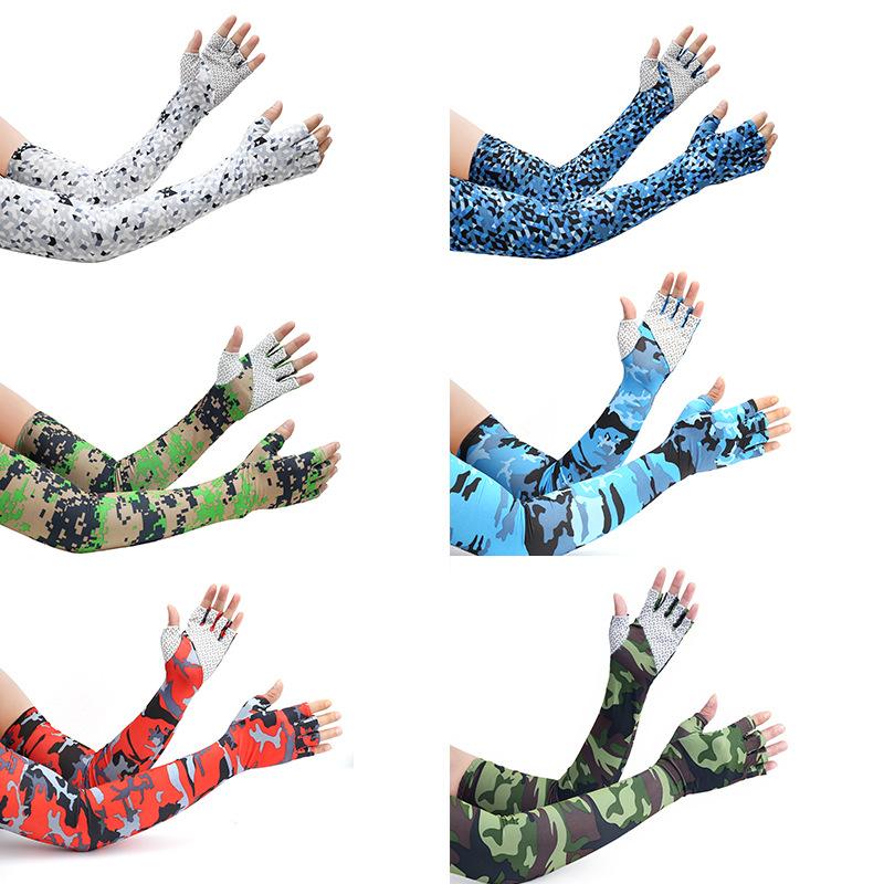 Sun Protection Sleeves For Men Women Arm Half Fingers Cool Elastic Cycling Driving Anti-skid Fishing Ice Silk Oversleeve Gloves One Size білий
Sun Protection Sleeves For Men Women Arm Half Fingers Cool Elastic Cycling Driving Anti-skid Fishing Ice Silk Oversleeve Gloves One Size білий