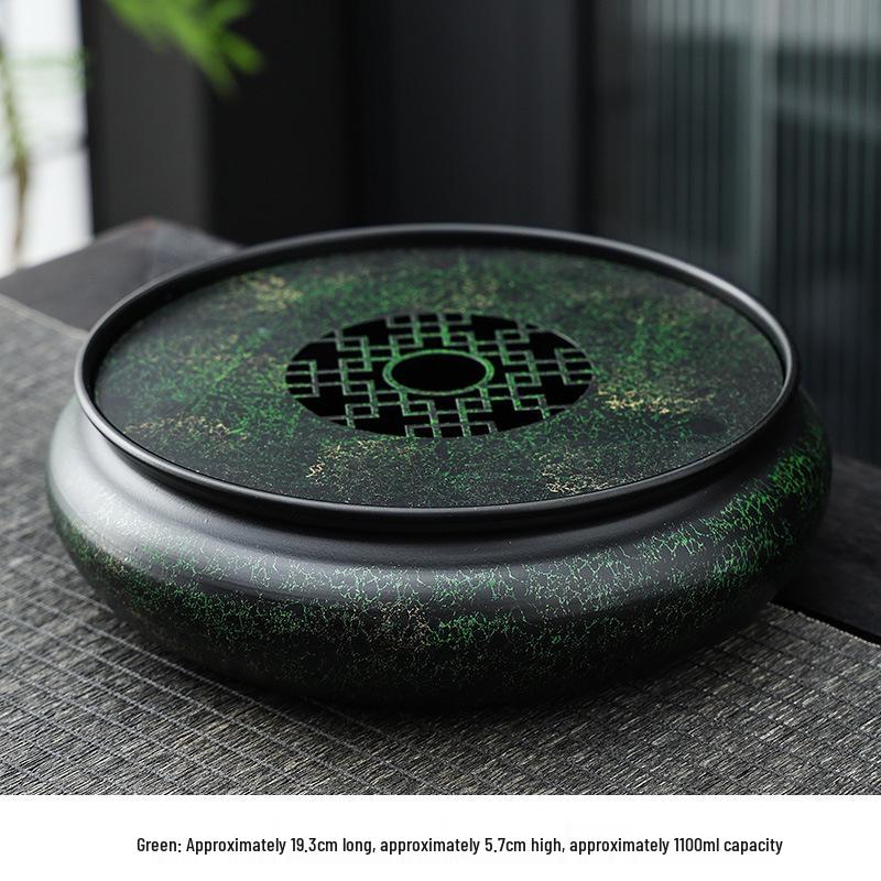 Old Iron Lacquerware Water Storage Tea Tray Coaster: Japanese Gongfu Pot Stand
Old Iron Lacquerware Water Storage Tea Tray Coaster: Japanese Gongfu Pot Stand
