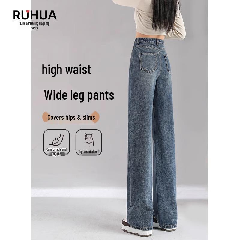 2025 Women s High-Waisted Wide-Leg Jeans - New Spring/Autumn Style: Loose, Super Slimming, Straight-Leg Fit 32 for 146-155 lbs
2025 Women s High-Waisted Wide-Leg Jeans - New Spring/Autumn Style: Loose, Super Slimming, Straight-Leg Fit 32 for 146-155 lbs