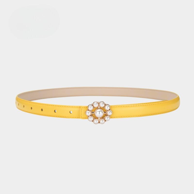 New Belt for Women Korean Style Adjustable Pearl Buckle Belt Decorative Dress Simple Leather Waist Seal 105cm
New Belt for Women Korean Style Adjustable Pearl Buckle Belt Decorative Dress Simple Leather Waist Seal 105cm