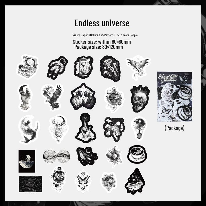 Yi Niao Retro Journal Stickers: Old Times Series DIY Decorative Pack
Yi Niao Retro Journal Stickers: Old Times Series DIY Decorative Pack