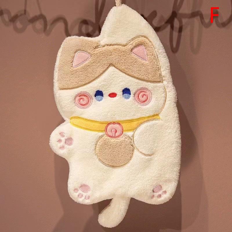 Cute Cat Hand Towel Quick Drying Kitchen Cleaning Rag Coral Velvet Cartoon Animal Absorbent Bathroom Hanging Towel Home Supplies
Cute Cat Hand Towel Quick Drying Kitchen Cleaning Rag Coral Velvet Cartoon Animal Absorbent Bathroom Hanging Towel Home Supplies