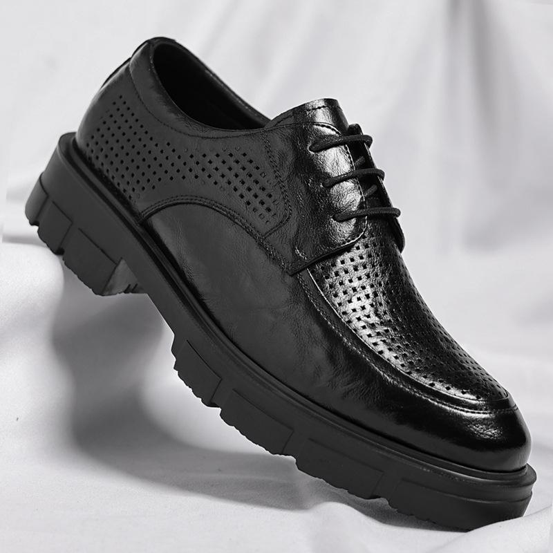 Men s inner height increase 10CM leather shoes hand scratch dress 8CM low-top lace-up thick sole British breathable 37
Men s inner height increase 10CM leather shoes hand scratch dress 8CM low-top lace-up thick sole British breathable 37