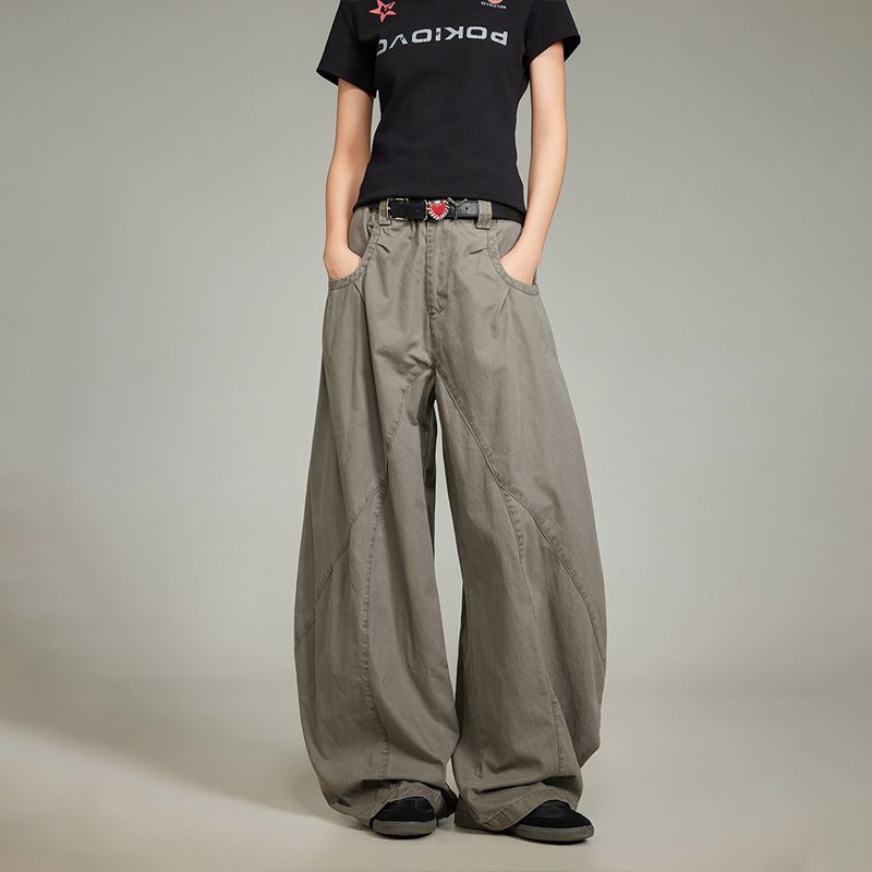 Wild Azi American vintage Deconstructing Heavy Loose Wide-Leg Overalls Loose Wide-Leg Curved Knife Long Pants Fashion Brand Light Gamma S
Wild Azi American vintage Deconstructing Heavy Loose Wide-Leg Overalls Loose Wide-Leg Curved Knife Long Pants Fashion Brand Light Gamma S