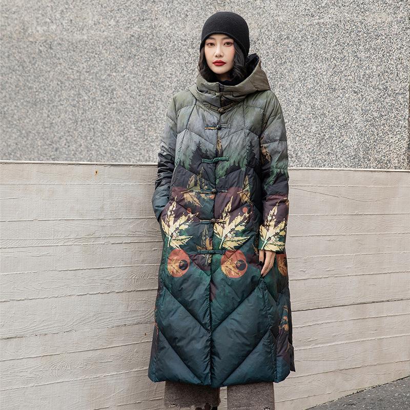 Длинная зимняя женская куртка-пуховик с принтом из белого утиного пуха, женская новая куртка с капюшоном, пальто L зелёный
Длинная зимняя женская куртка-пуховик с принтом из белого утиного пуха, женская новая куртка с капюшоном, пальто L зелёный